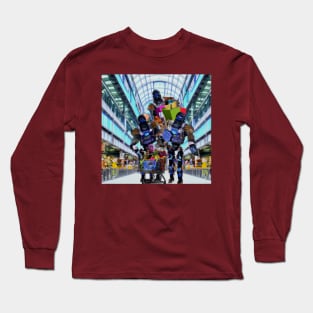 Robots in the Shopping Mall Long Sleeve T-Shirt